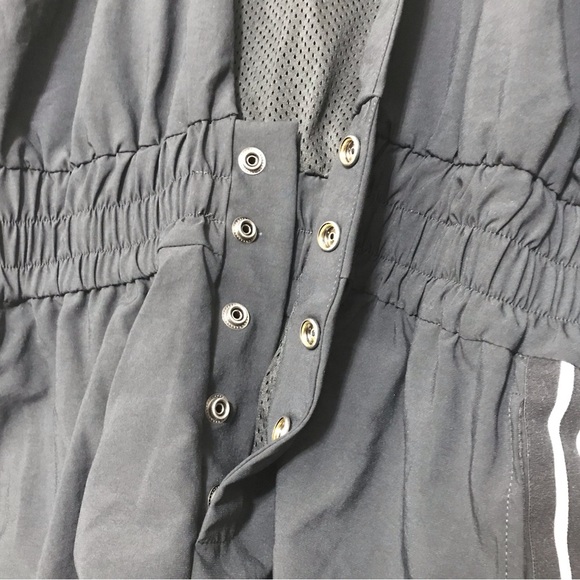 NEW Free People Movement Rory Romper Black Tracksuit Shorts Long Sleeves NWOT - Picture 6 of 10